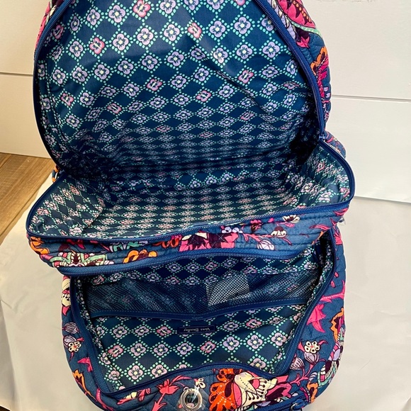 Vera Bradley XL Campus Backpack Dragon Fruit - Picture 8 of 10